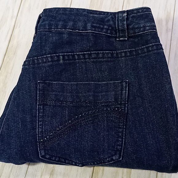 Christopher & Banks Petite Curvy Straight Leg Blue Jeans Size 6P - Picture 9 of 16